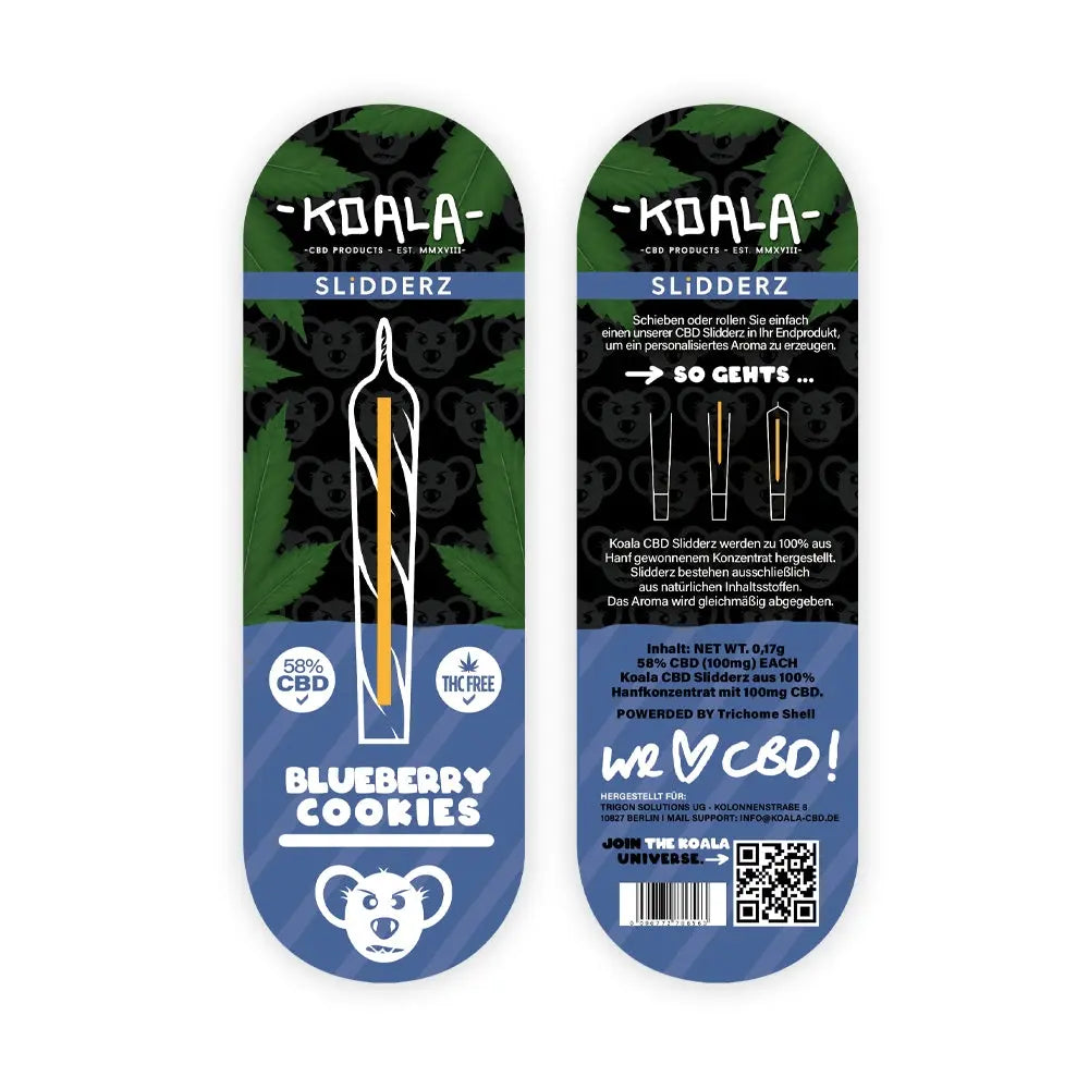 Koala Slidderz CBD Sticks - Blueberry cookies