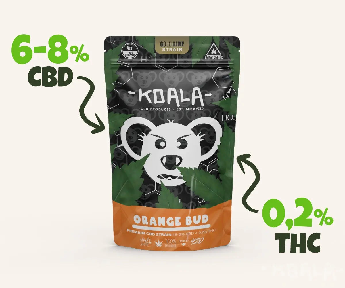 Orange Bud - CBD Blüten 5g - Koala CBD Blüten, Cannabis Samen
