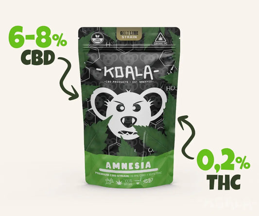 Amnesia - CBD Blüten 5g - Koala CBD Blüten, Cannabis Samen