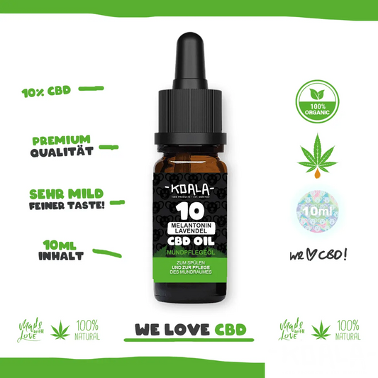 Aromaöl Melatonin & Lavendel 10% - 1000mg 🐨 CBD ÖL