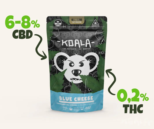 Blue Cheese - CBD Blüten 5g - Koala CBD Blüten, Cannabis Samen