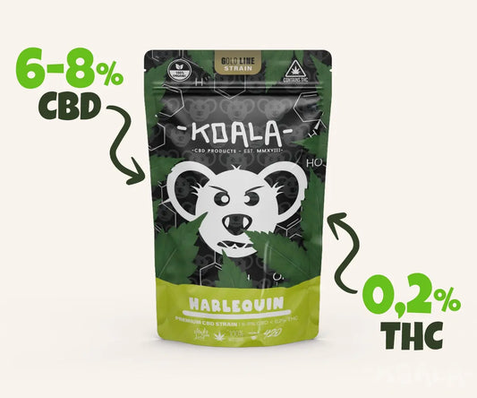 Harlequin - CBD Blüten 5g - Koala CBD Blüten, Cannabis Samen