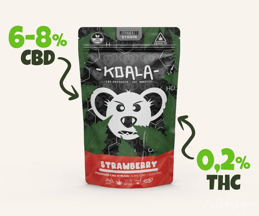 Strawberry - CBD Blüten 5g - Koala CBD Blüten, Cannabis Samen