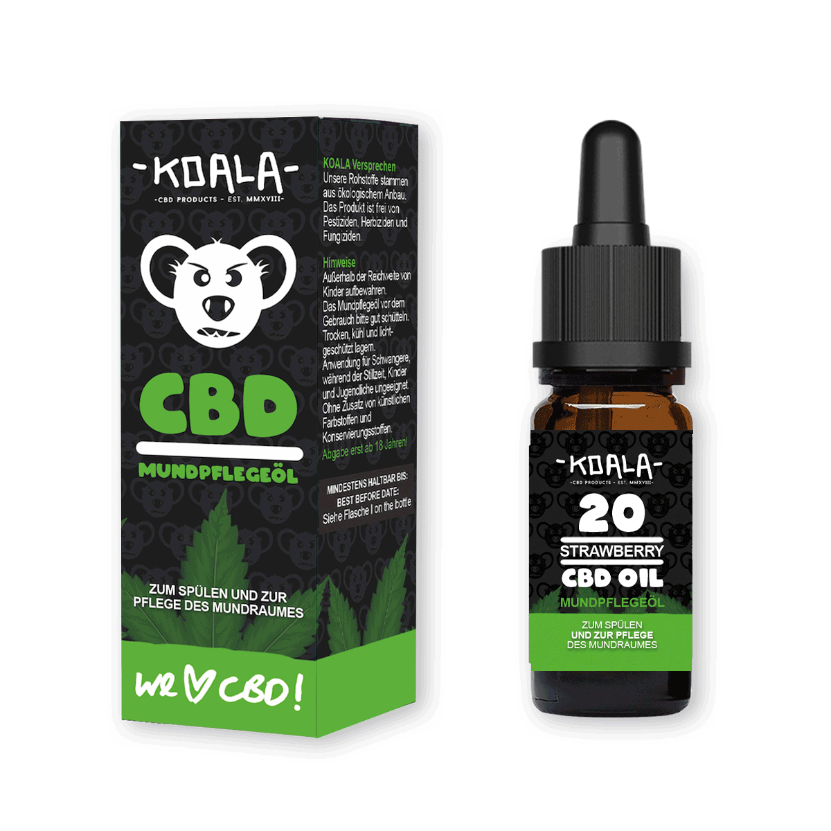 Koala CBD Öl 20% Strawberry 